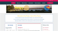 Desktop Screenshot of pineriversrotary.org