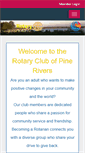 Mobile Screenshot of pineriversrotary.org